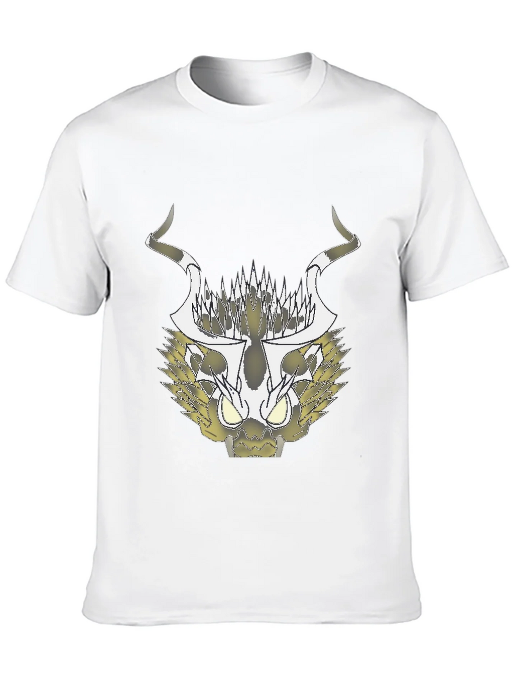 Abstract Black T-Shirt with Geometric Animal Design product image 9