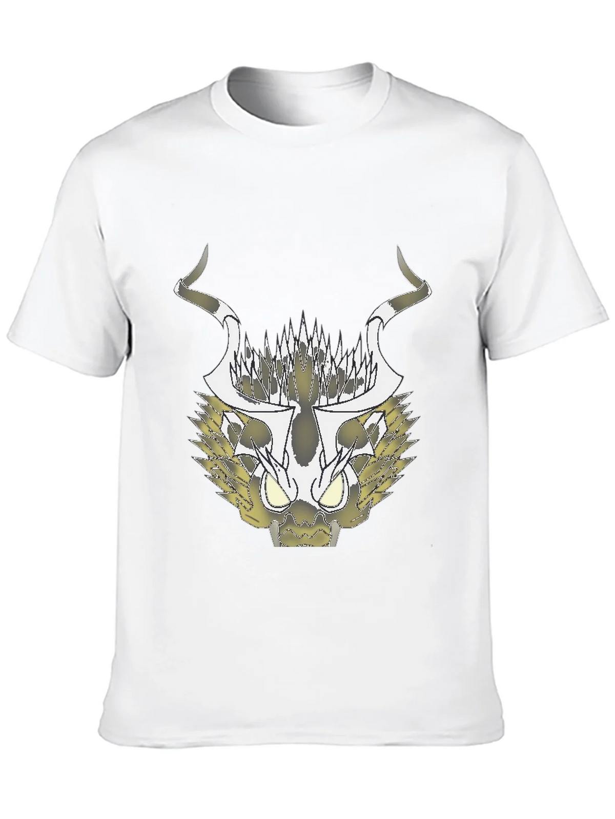 Abstract Black T-Shirt with Geometric Animal Design product image 9
