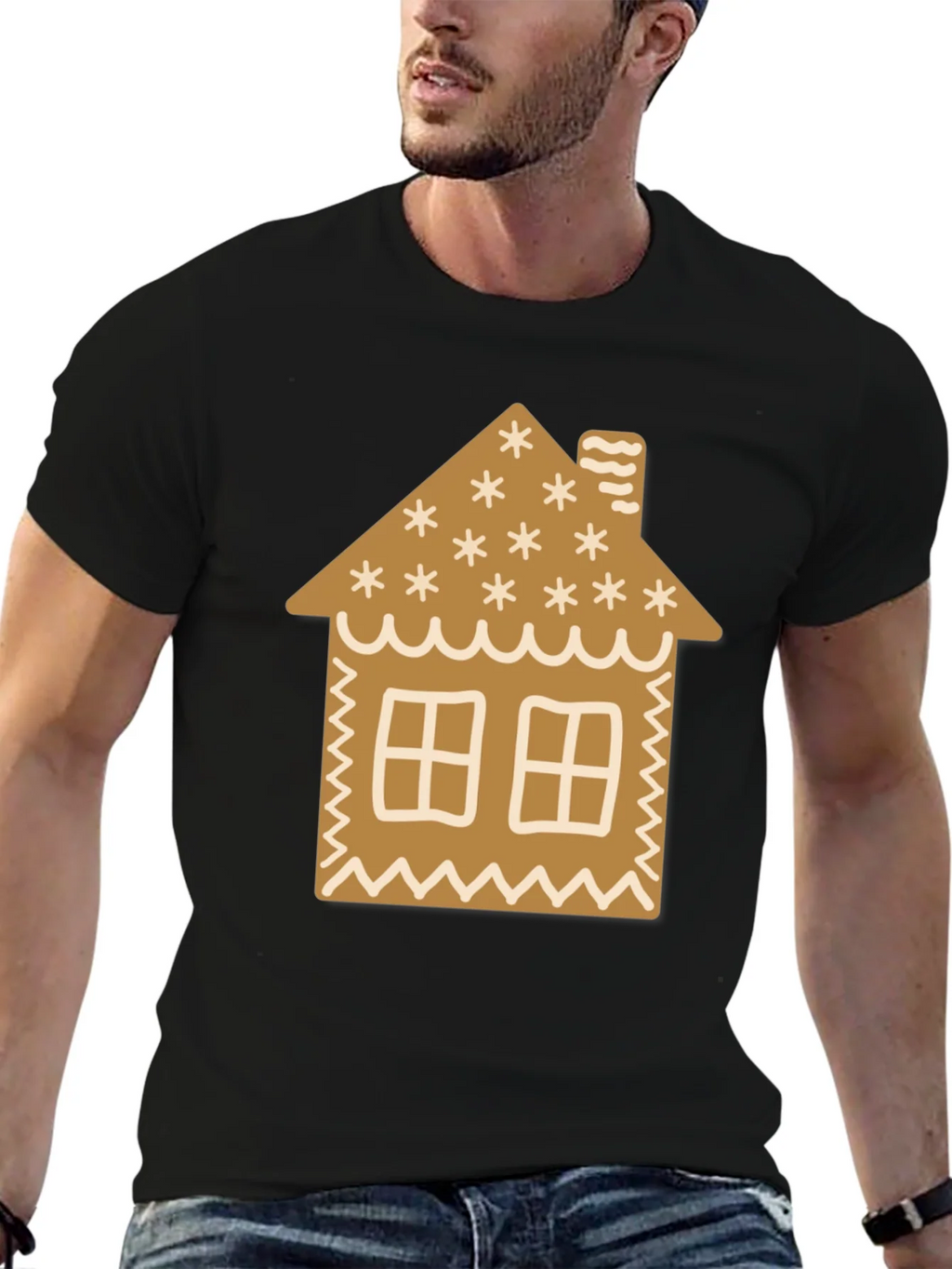 Gingerbread House Graphic Tee product image 6