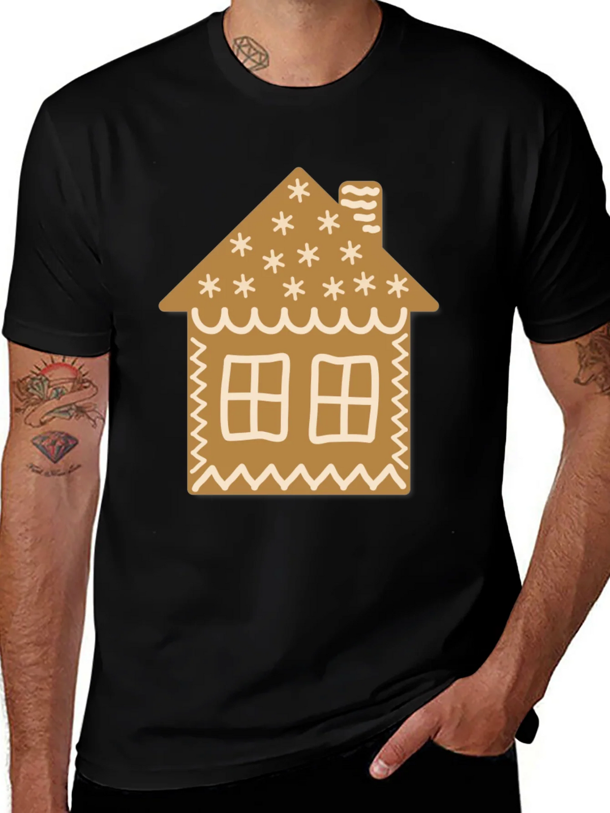 Gingerbread House Graphic Tee product image 1