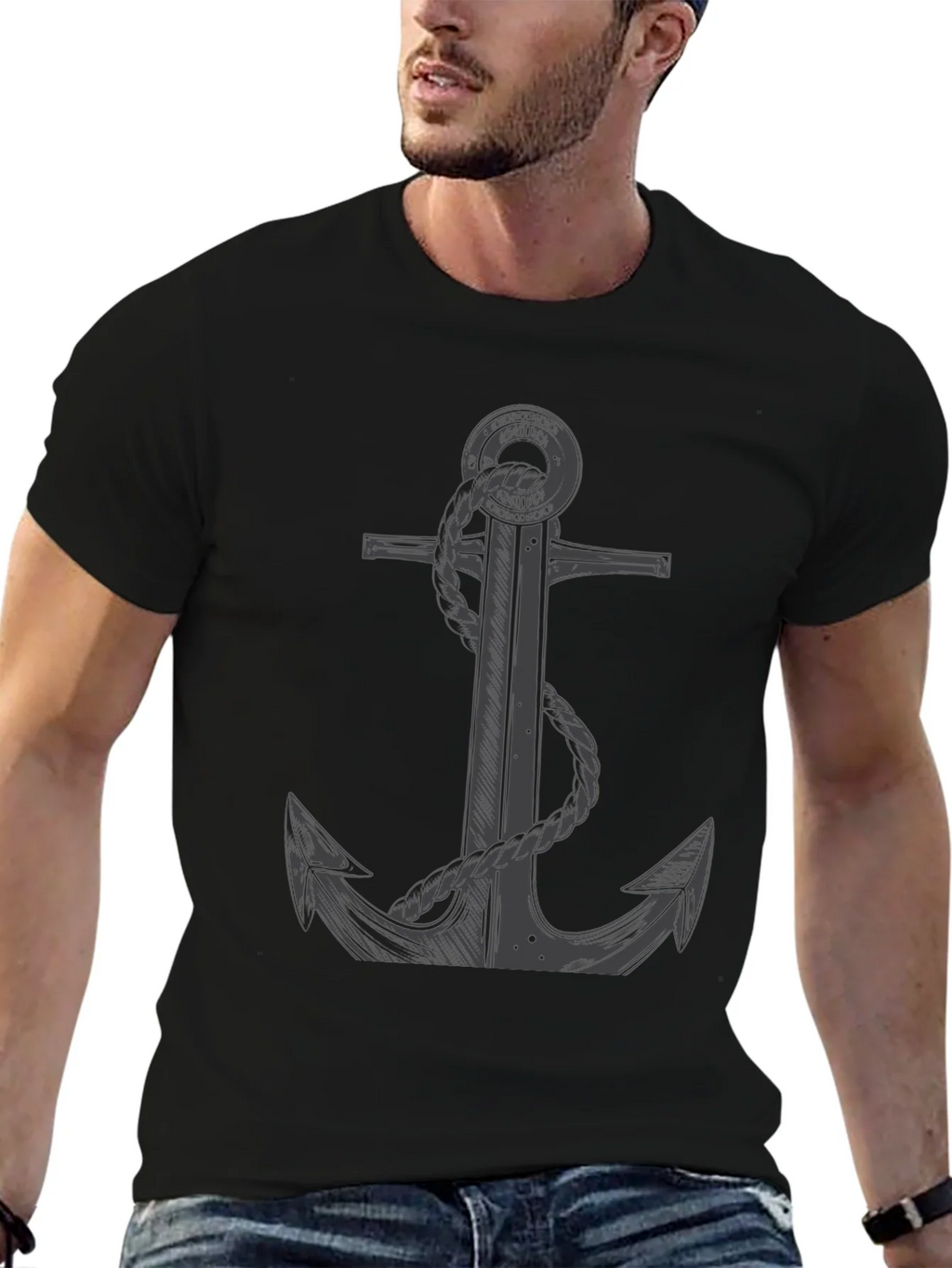 Anchor Graphic Tee - Nautical Style product image 6