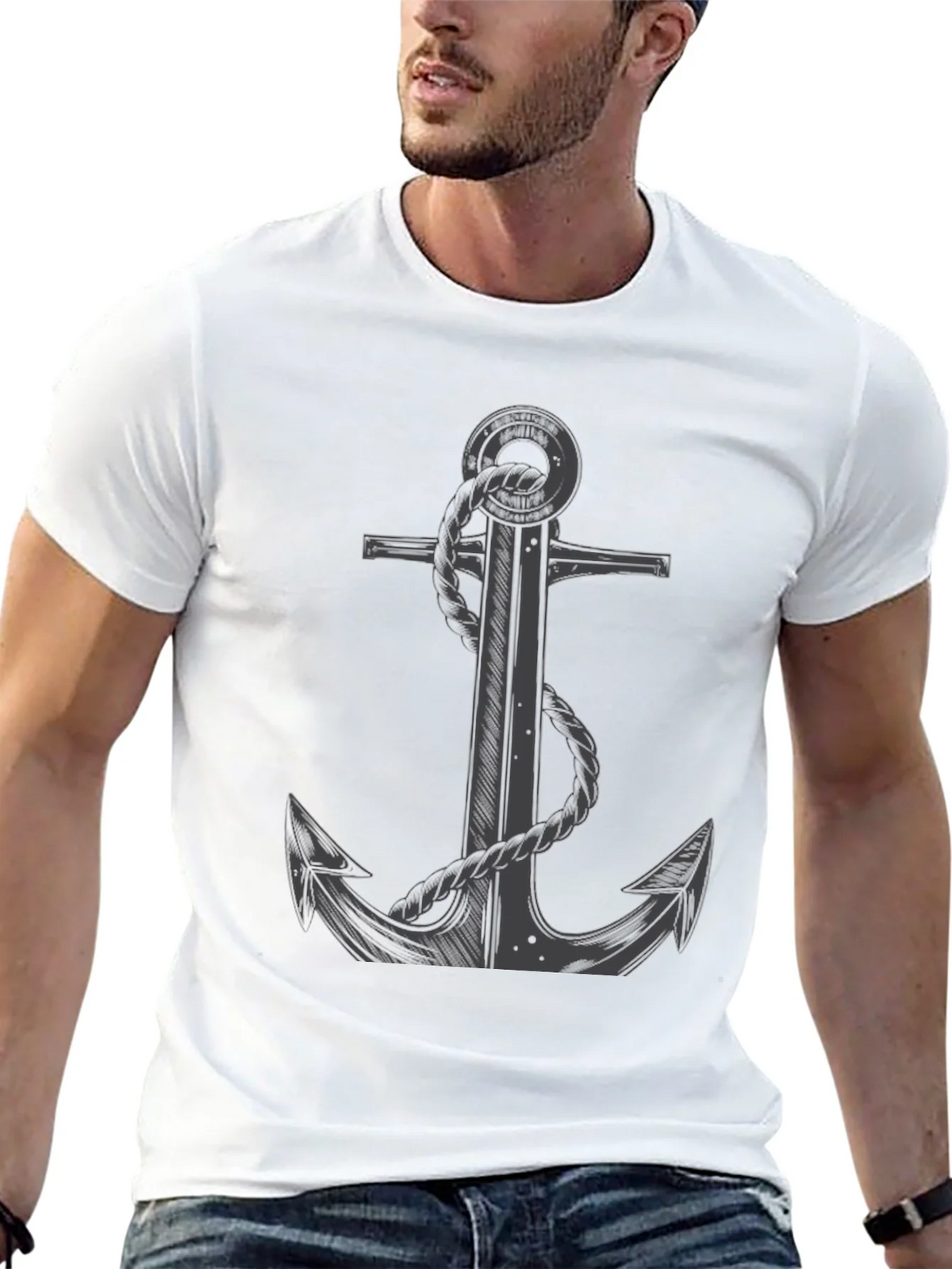 Anchor Graphic Tee - Nautical Style product image 12