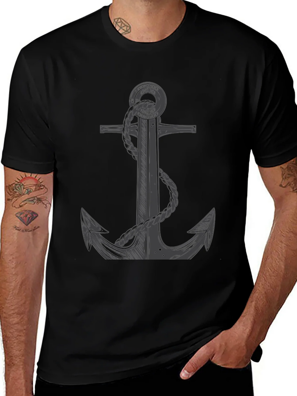 Anchor Graphic Tee - Nautical Style product image 1