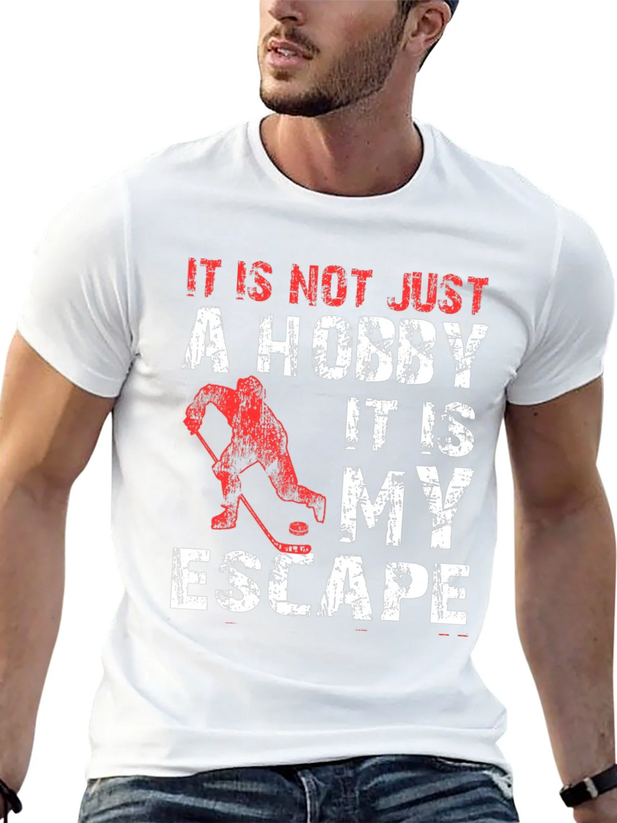 Hockey Escape T-Shirt - Hobby & Sport Tee product image 12