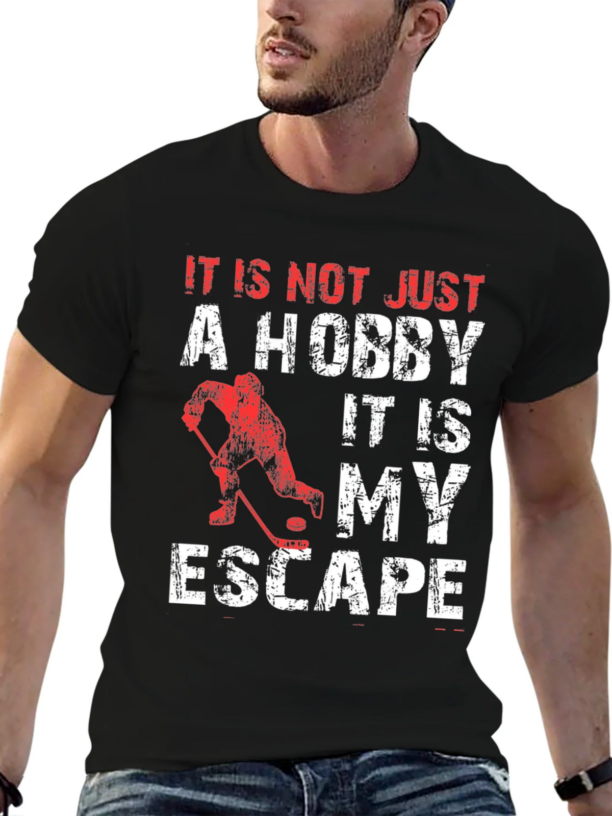 Hockey Escape T-Shirt - Hobby & Sport Tee product image 6