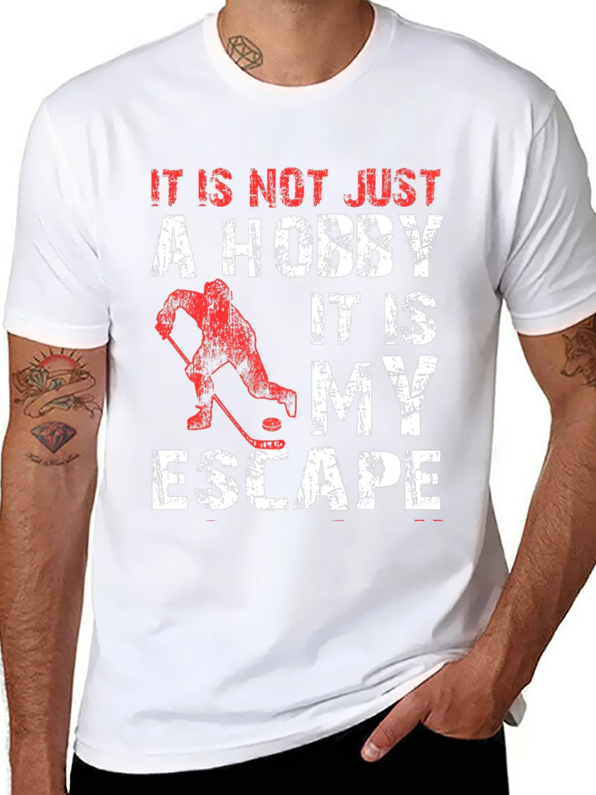 Hockey Escape T-Shirt - Hobby & Sport Tee product image 7