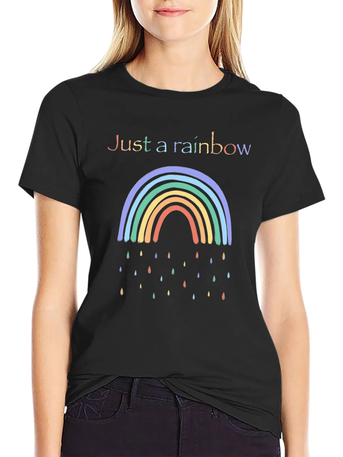 Rainbow Graphic Tee - Just a T-Shirt product image 2