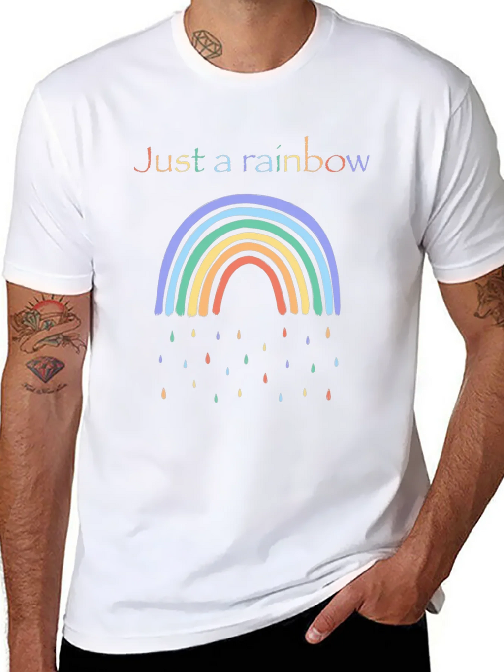 Rainbow Graphic Tee - Just a T-Shirt product image 6