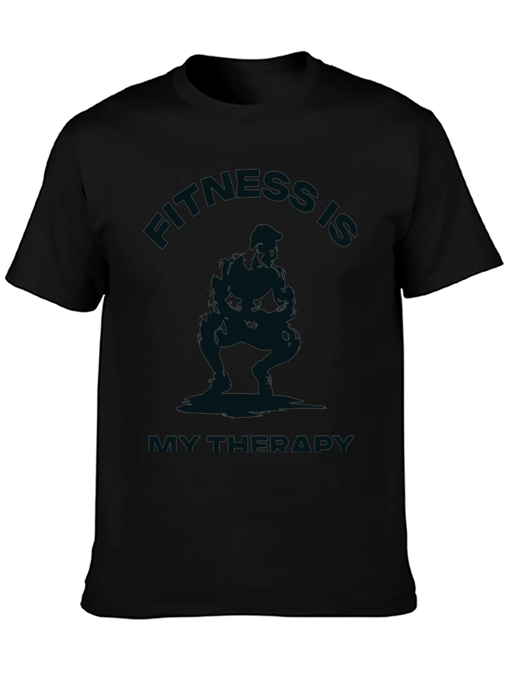 Fitness Is My Therapy Graphic T-Shirt product image 3