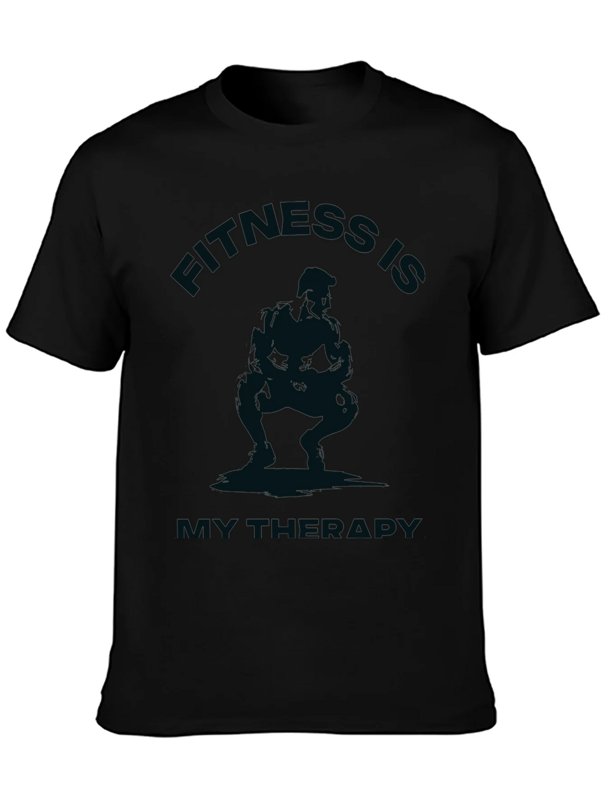 Fitness Is My Therapy Graphic T-Shirt product image 3