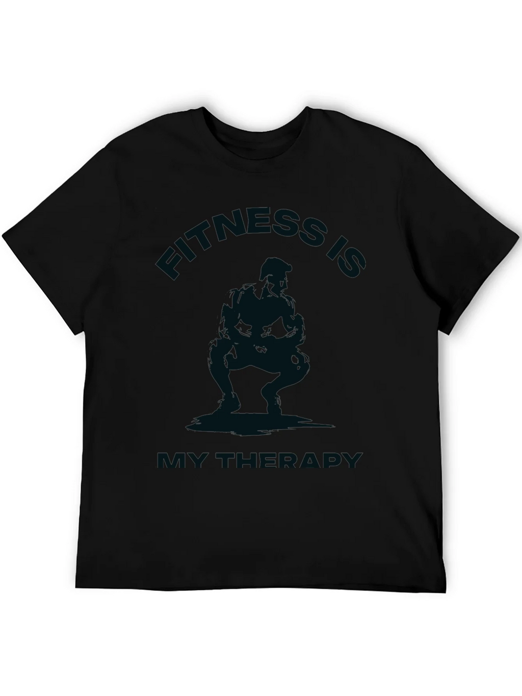 Fitness Is My Therapy Graphic T-Shirt product image 5