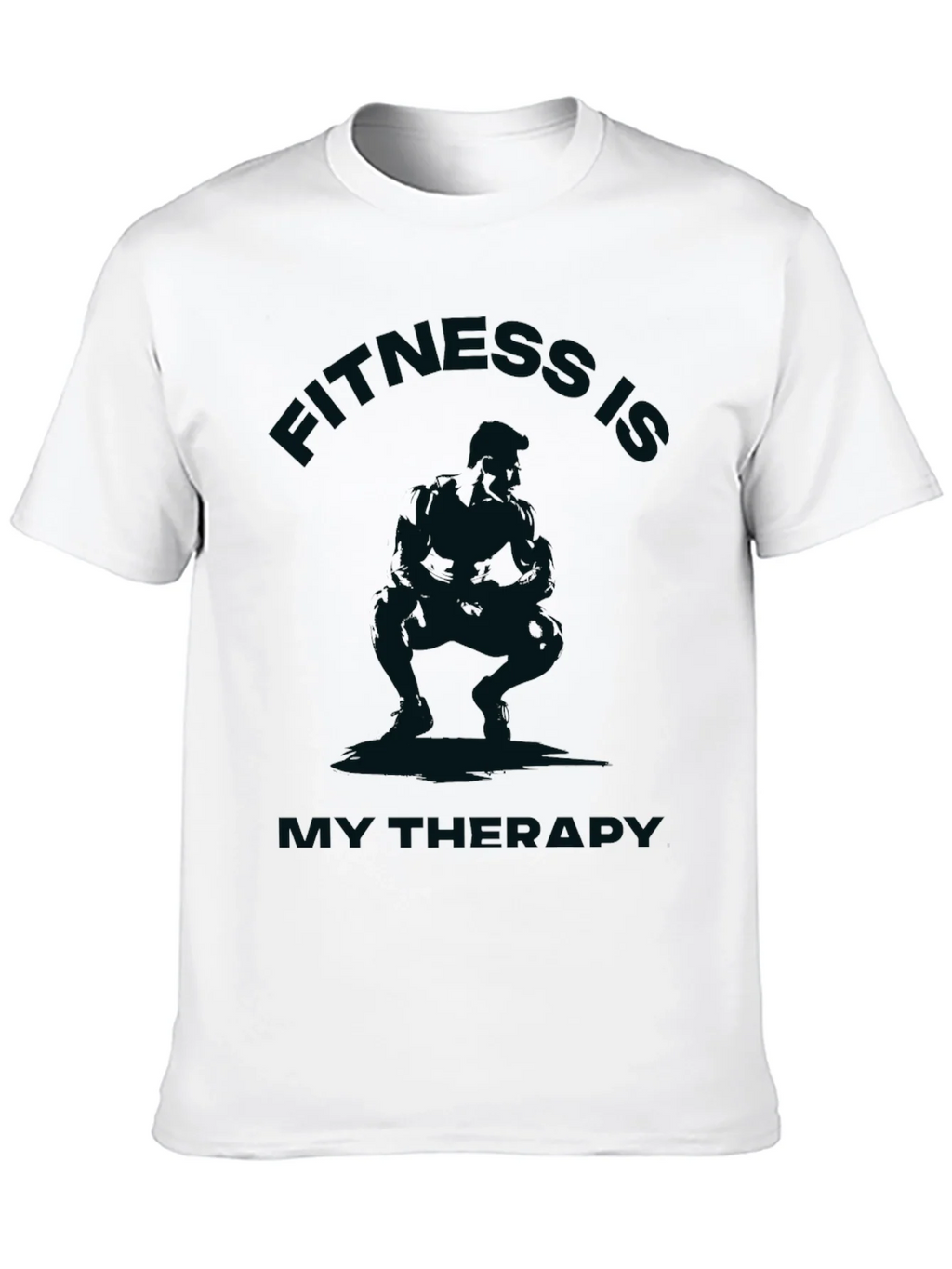 Fitness Is My Therapy Graphic T-Shirt product image 9