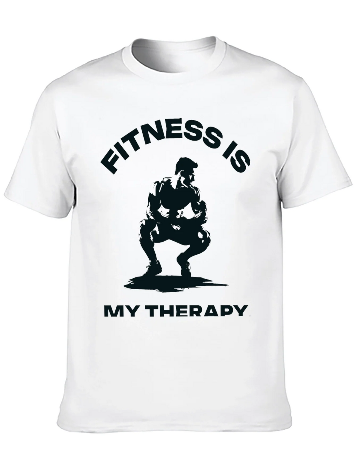 Fitness Is My Therapy Graphic T-Shirt product image 9