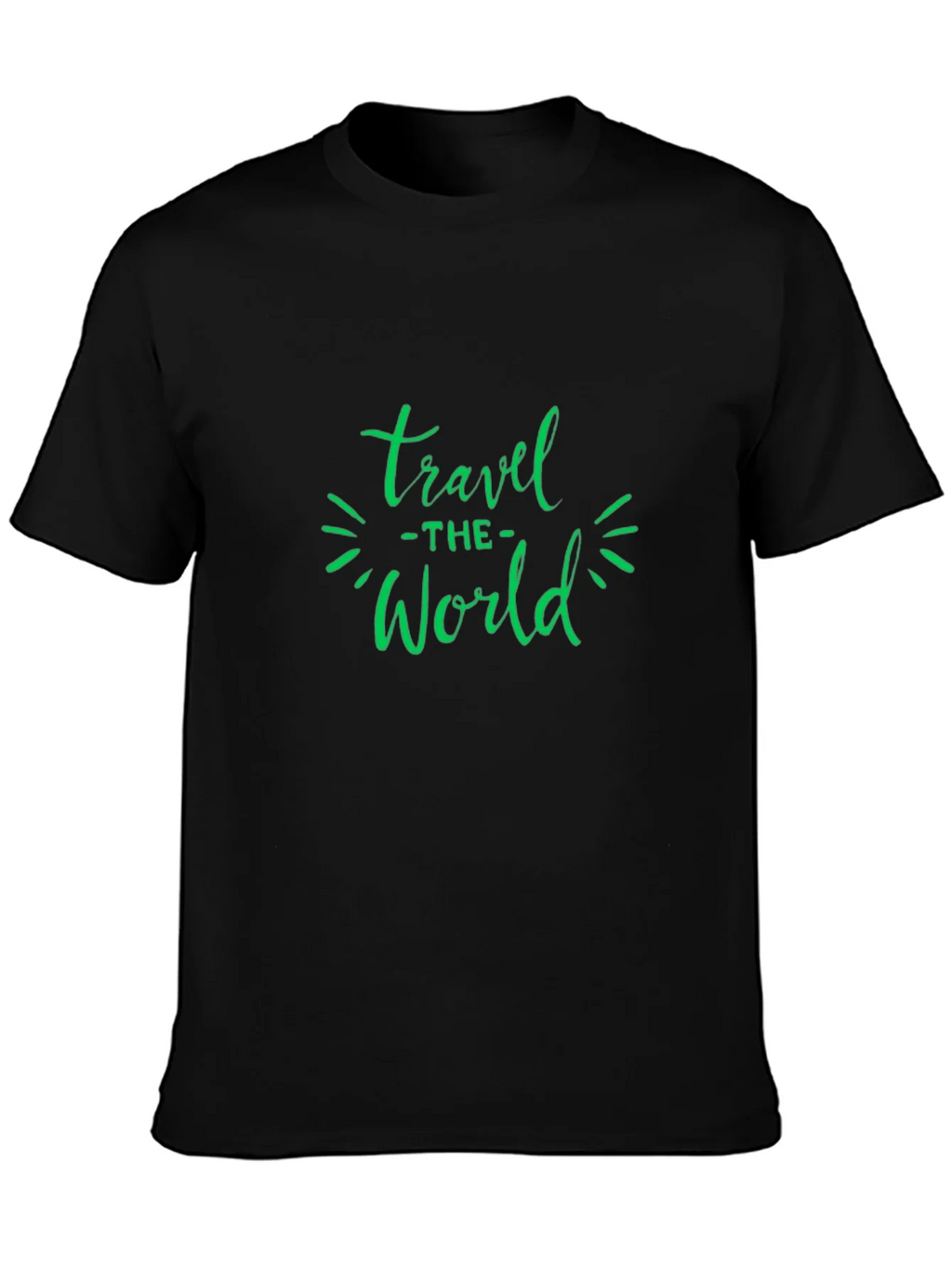 Travel the World Graphic Tee - Black product image 3