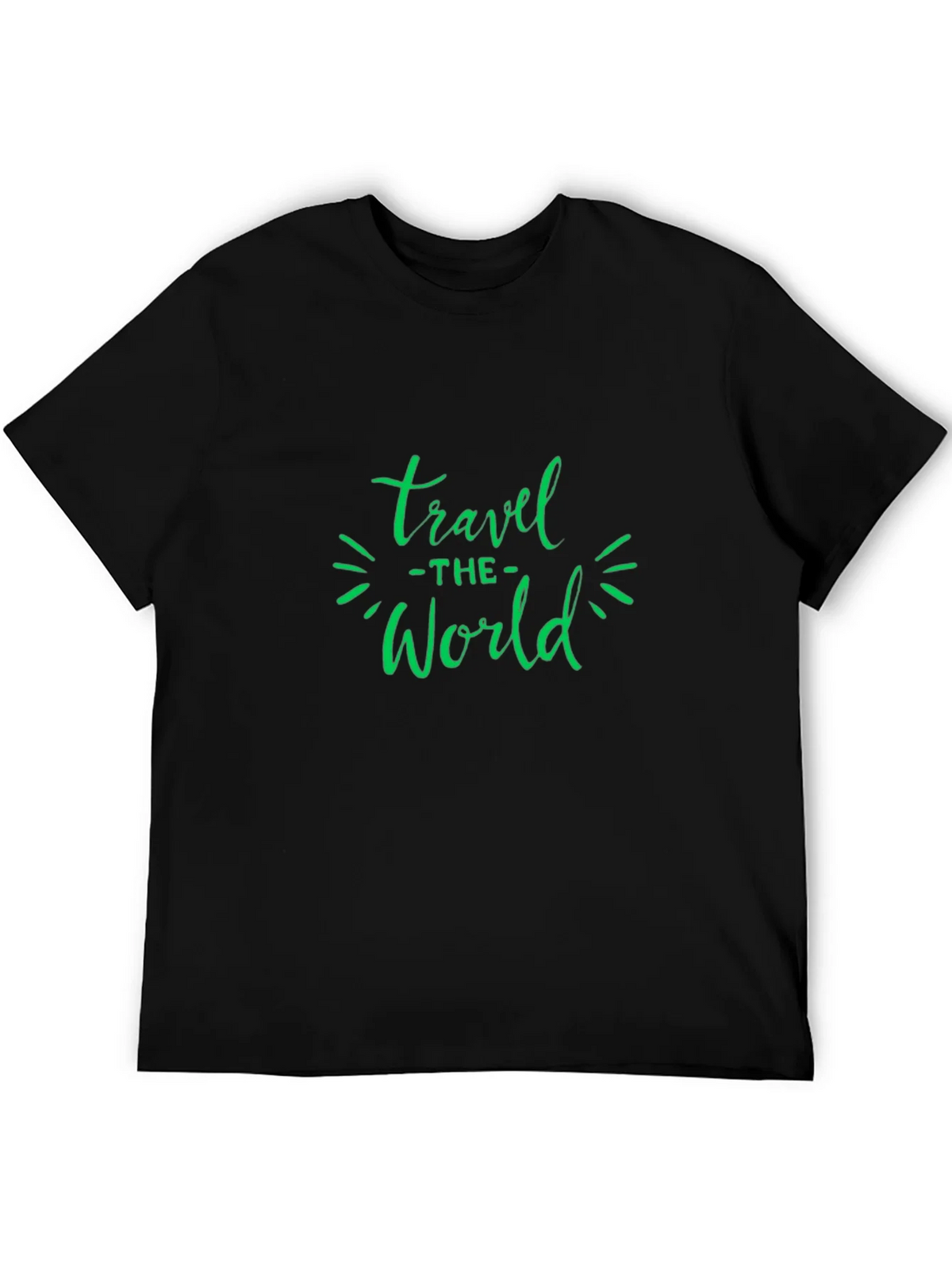 Travel the World Graphic Tee - Black product image 4