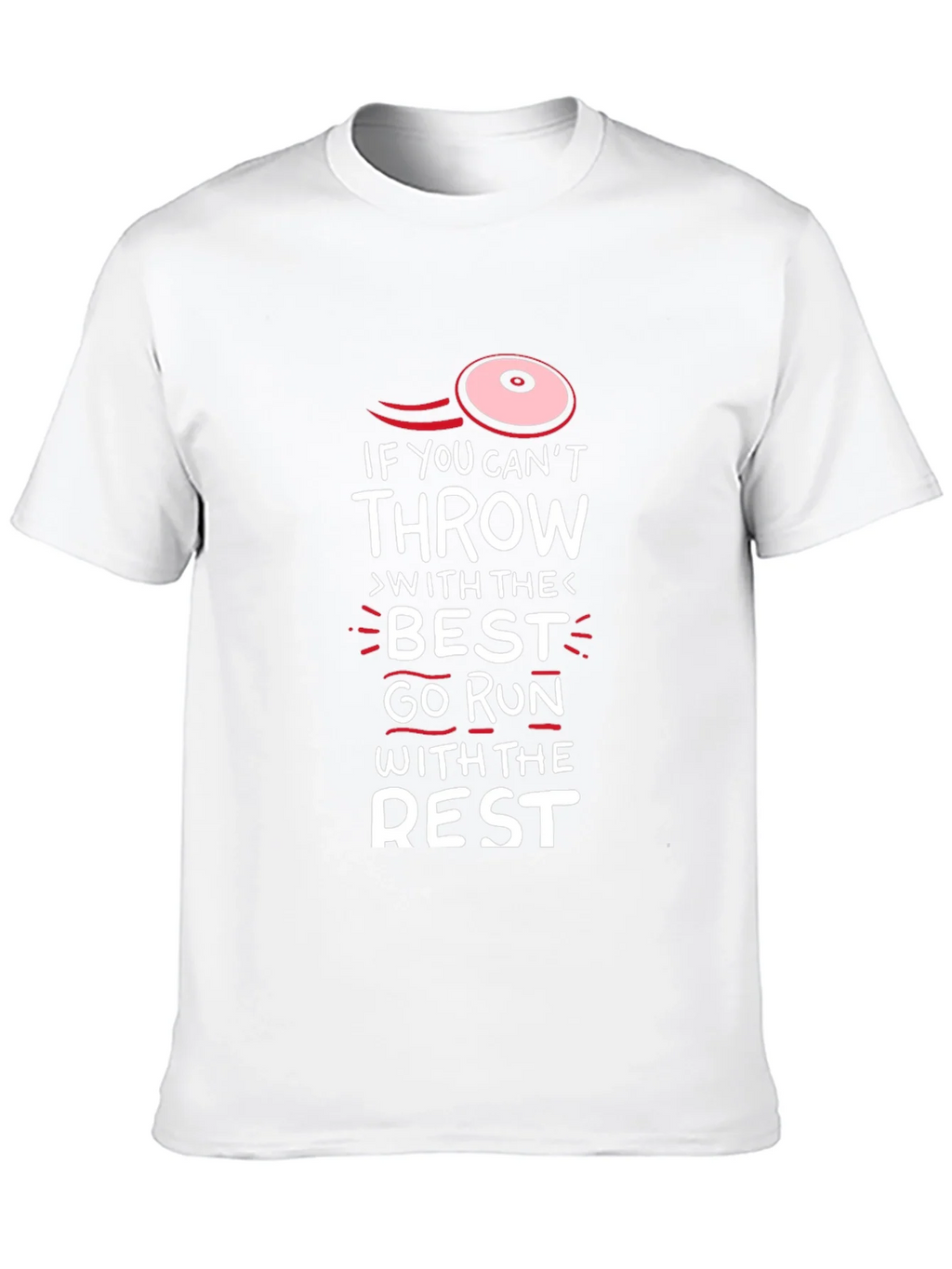 Funny Disc Golf T-Shirt - Run With The Rest product image 9