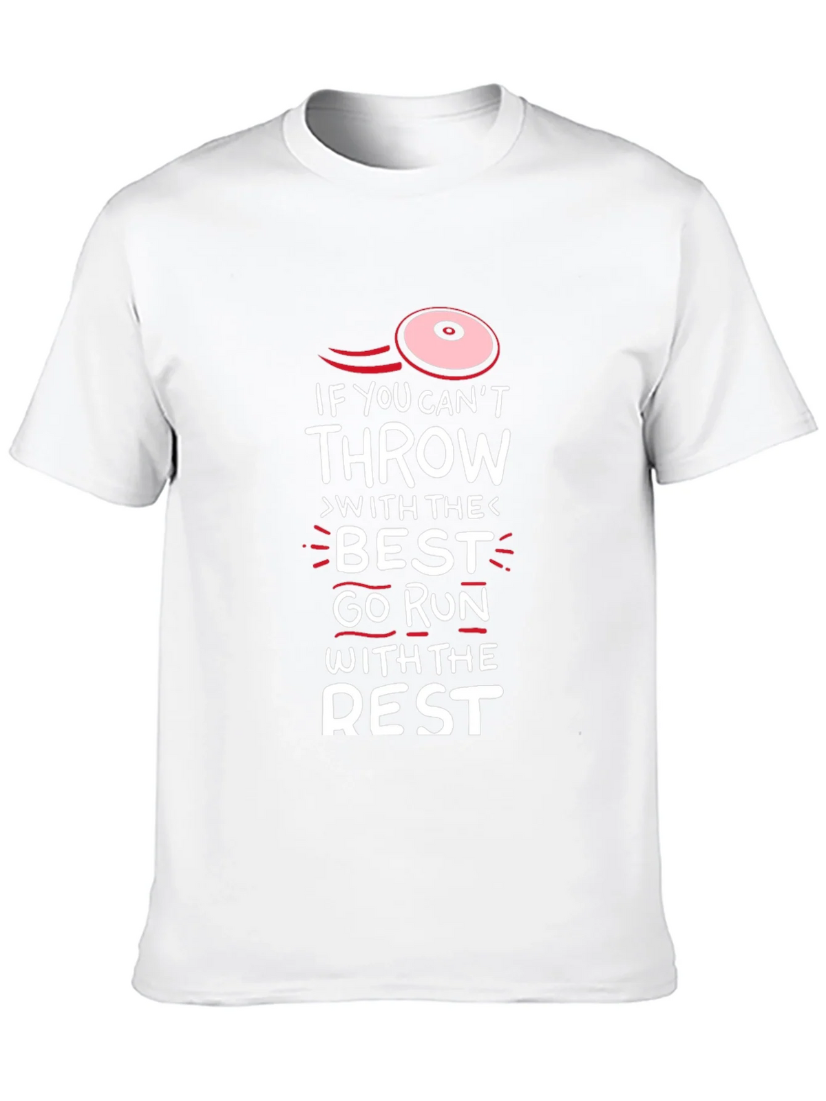 Funny Disc Golf T-Shirt - Run With The Rest product image 9