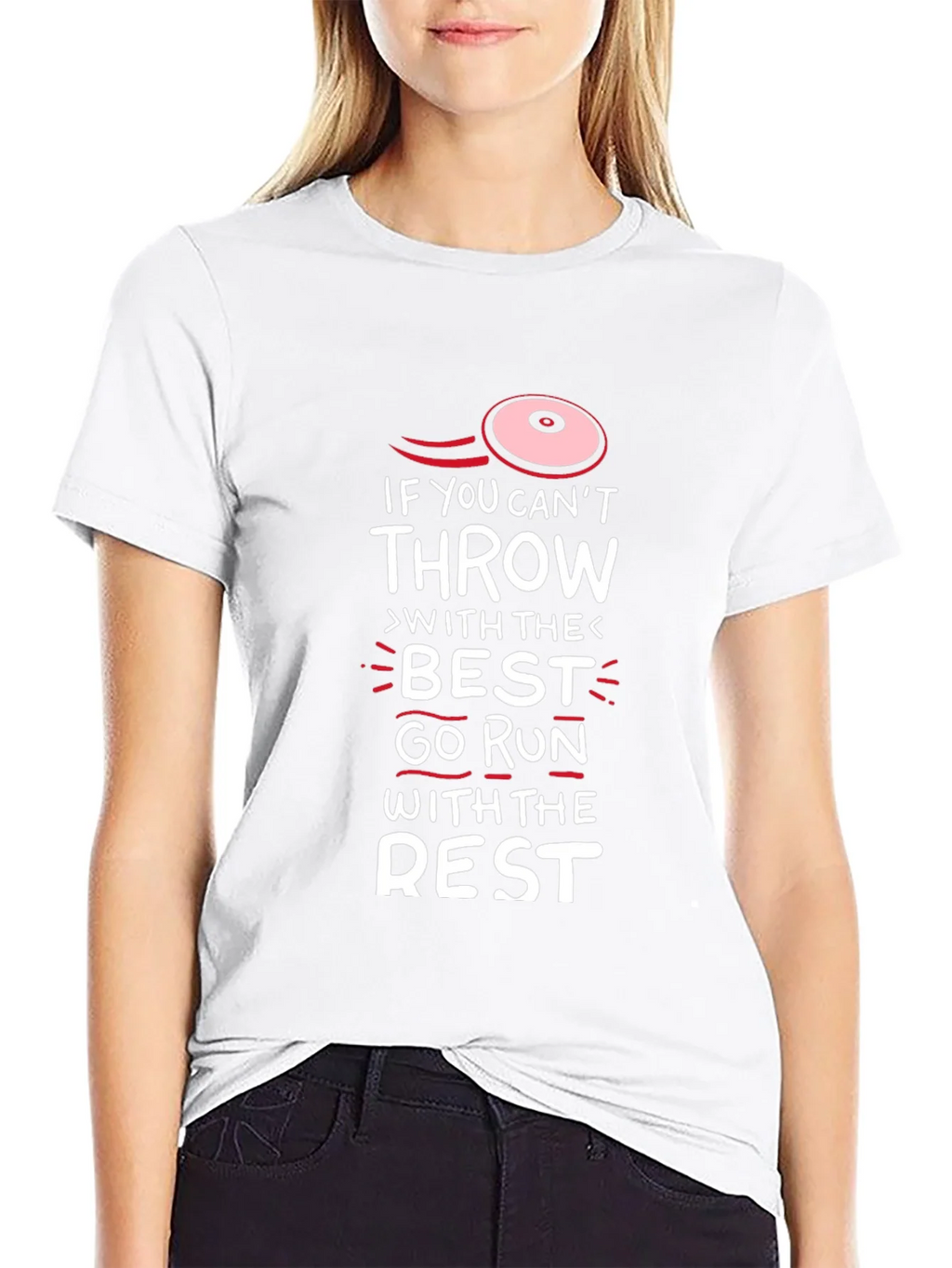 Funny Disc Golf T-Shirt - Run With The Rest product image 8