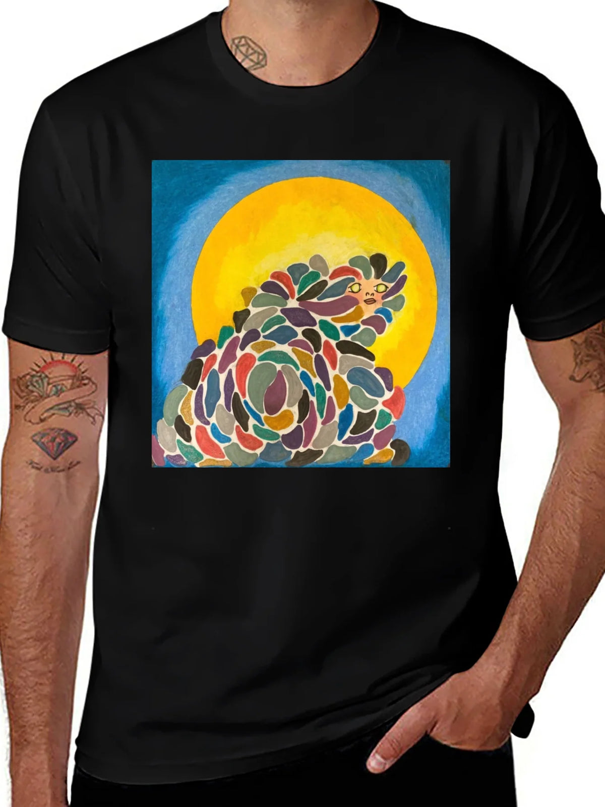 Abstract Art Graphic Tee - Unique Design product image 1