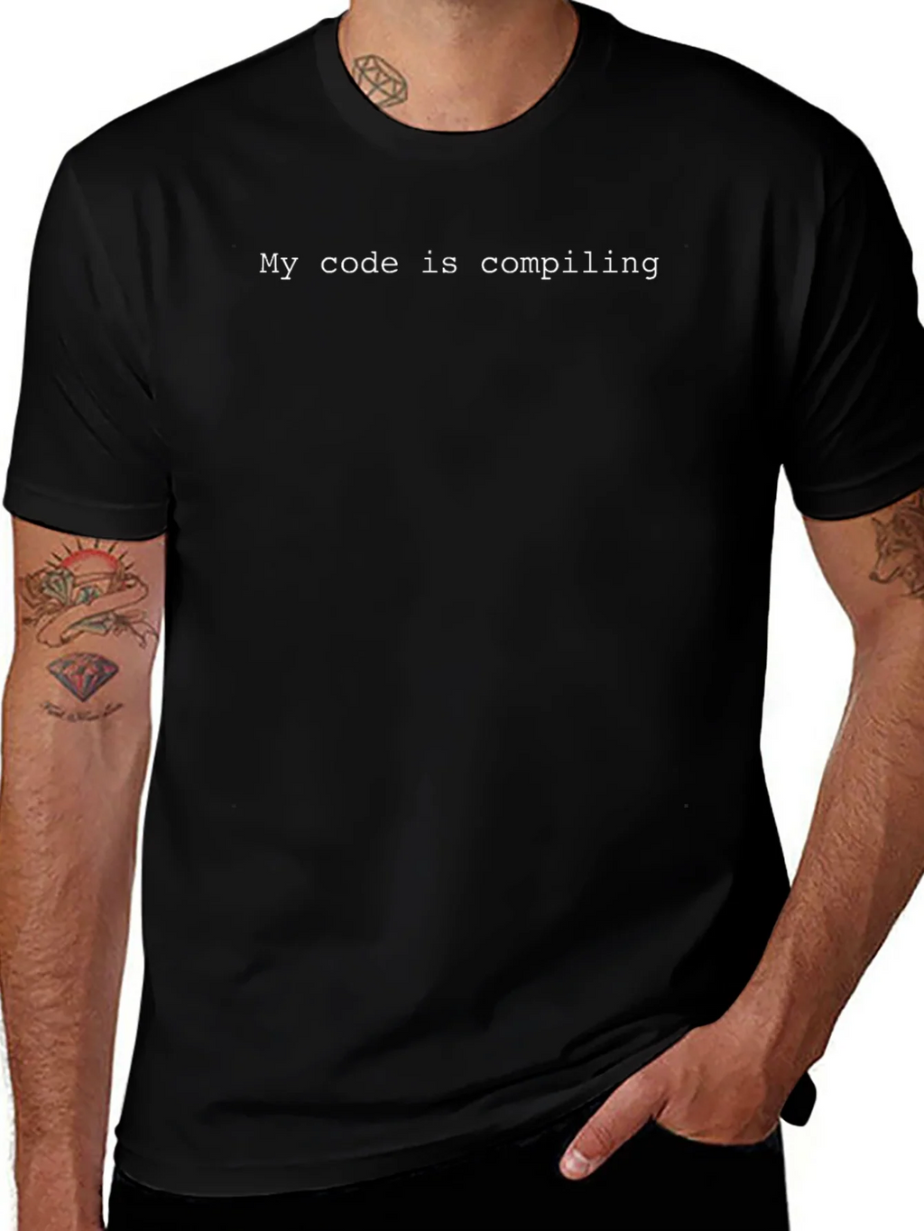 My Code is Compiling - Programmer T-Shirt product image 1