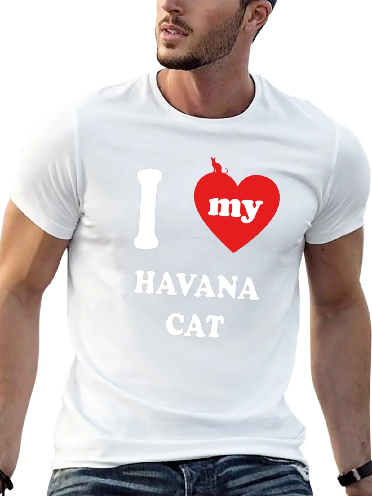 I Love My Havana Cat T-Shirt product image 5