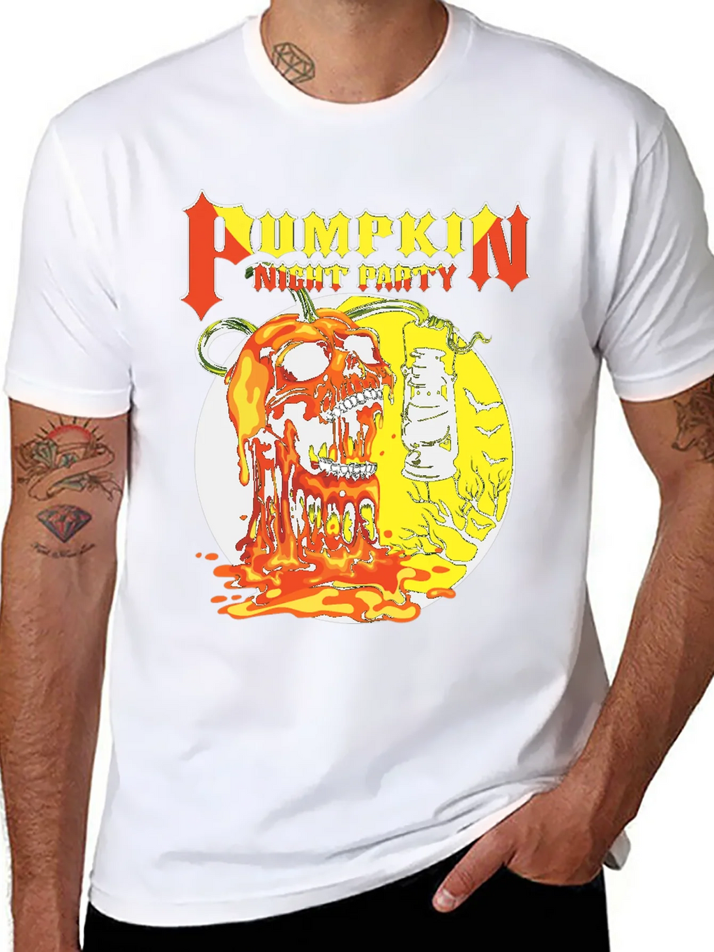 Pumpkin Night Party Graphic Tee product image 7