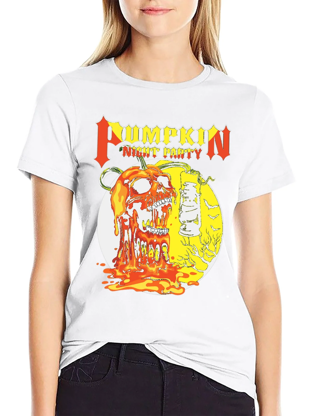 Pumpkin Night Party Graphic Tee product image 8