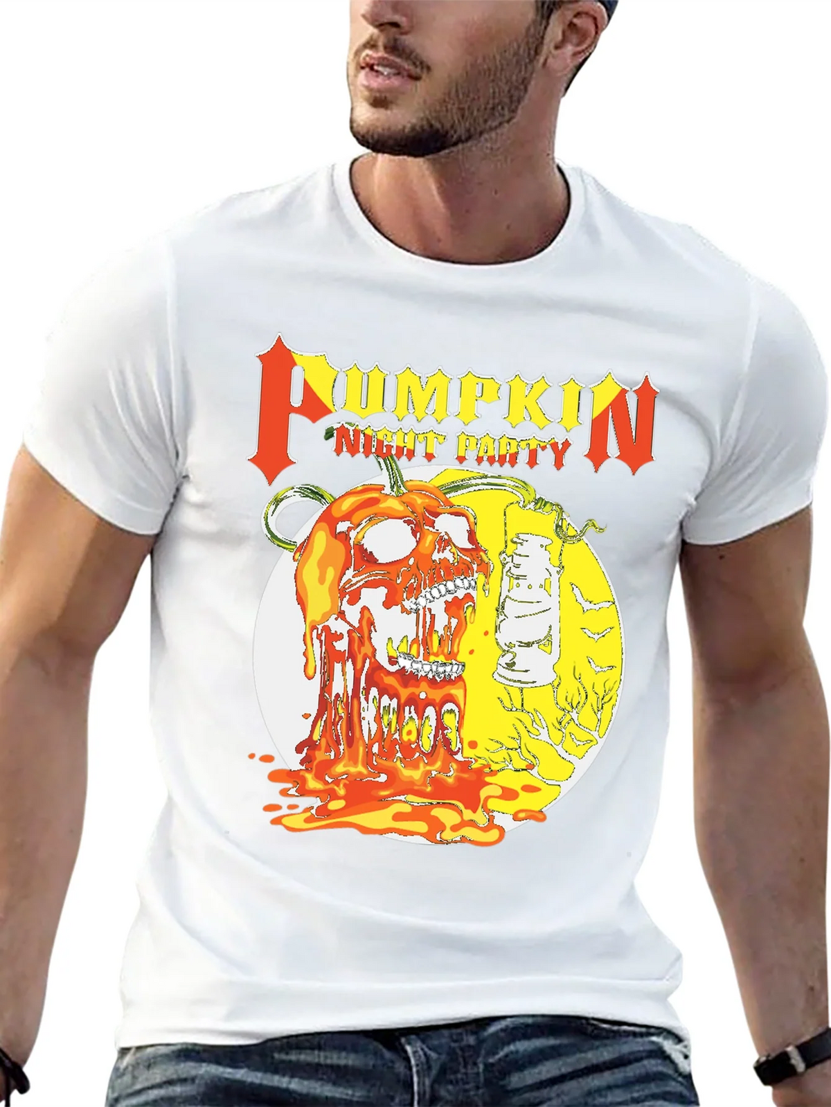 Pumpkin Night Party Graphic Tee product image 12