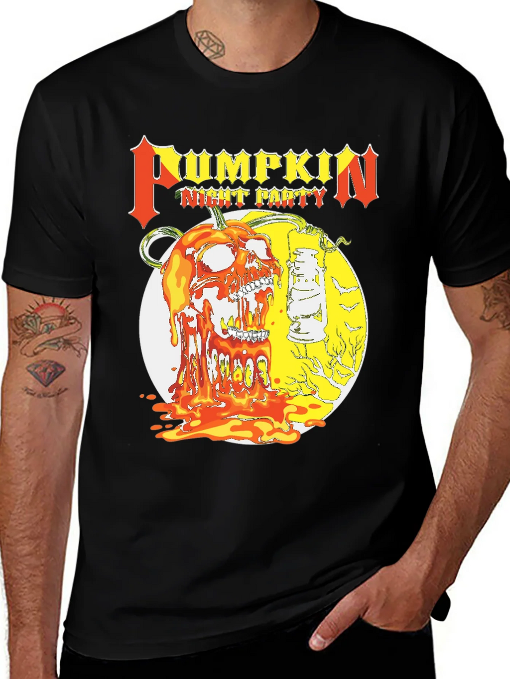 Pumpkin Night Party Graphic Tee product image 1