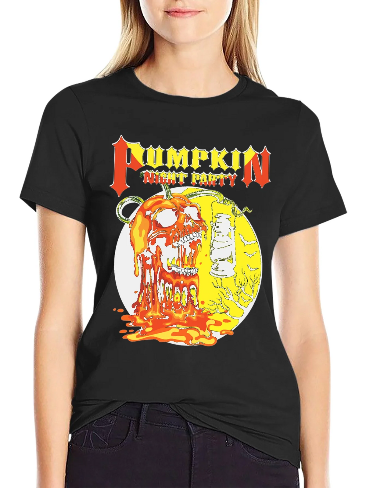 Pumpkin Night Party Graphic Tee product image 2