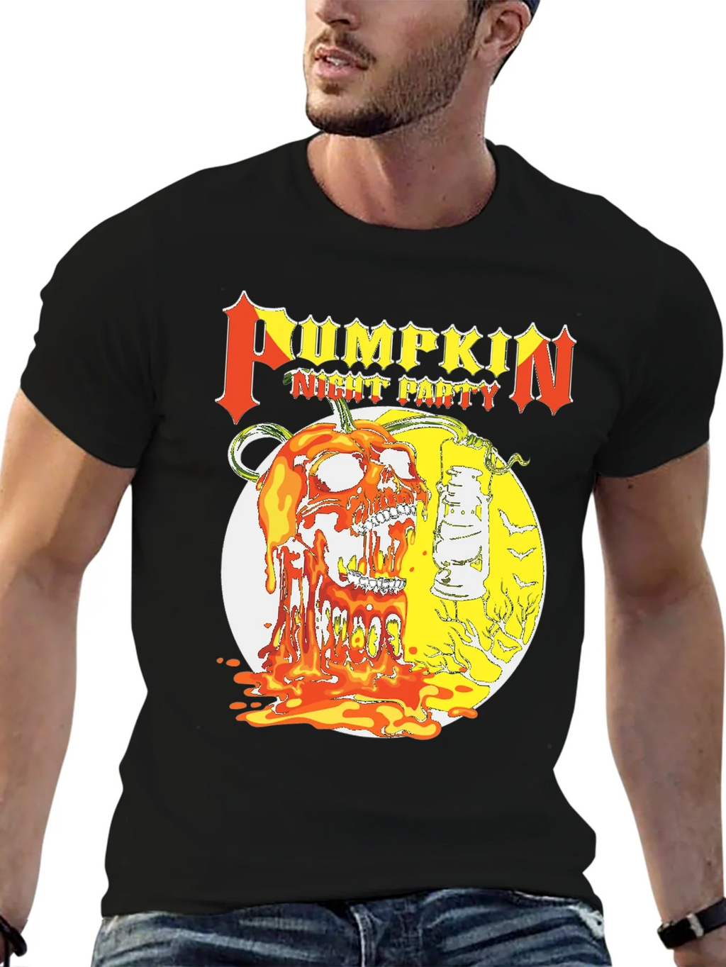 Pumpkin Night Party Graphic Tee product image 6