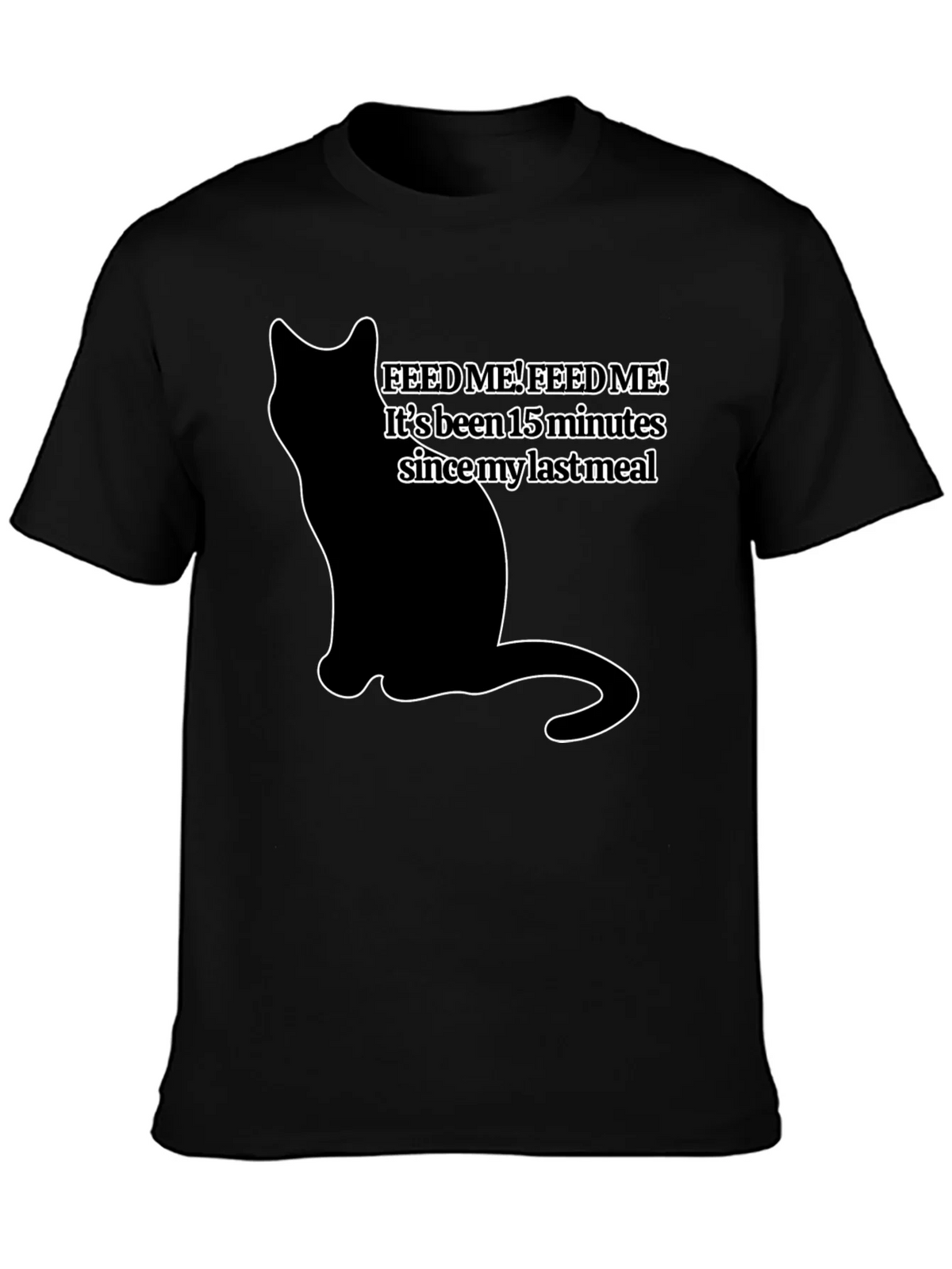 Feed Me Cat T-Shirt - Funny Pet Lover Tee product image 3