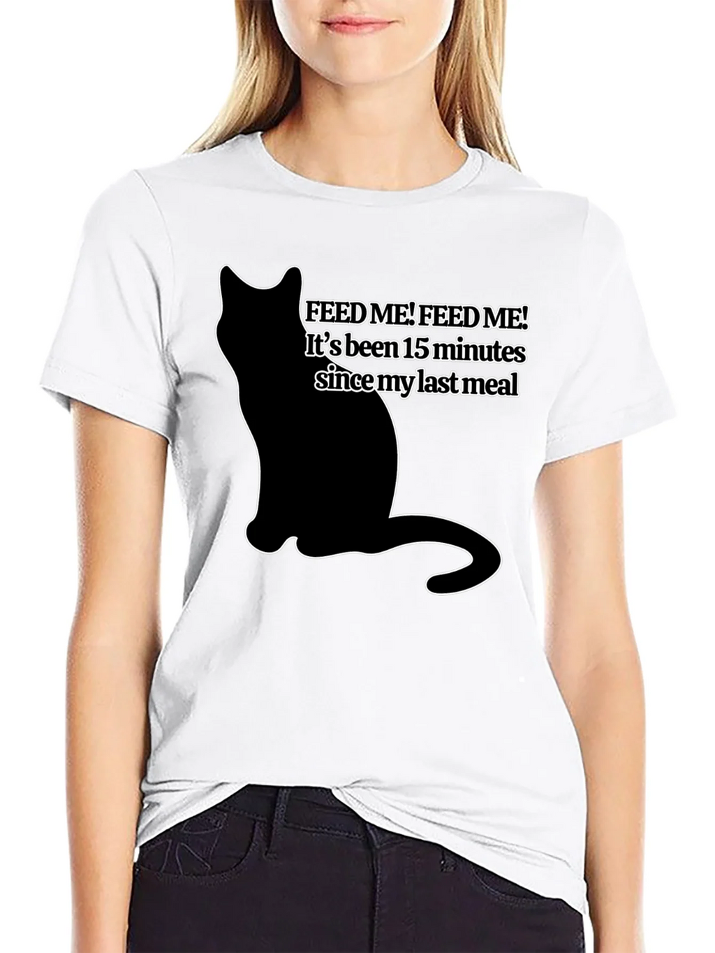 Feed Me Cat T-Shirt - Funny Pet Lover Tee product image 6