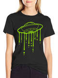 UFO Drip Graphic Tee - Mens Black T-Shirt product image 1