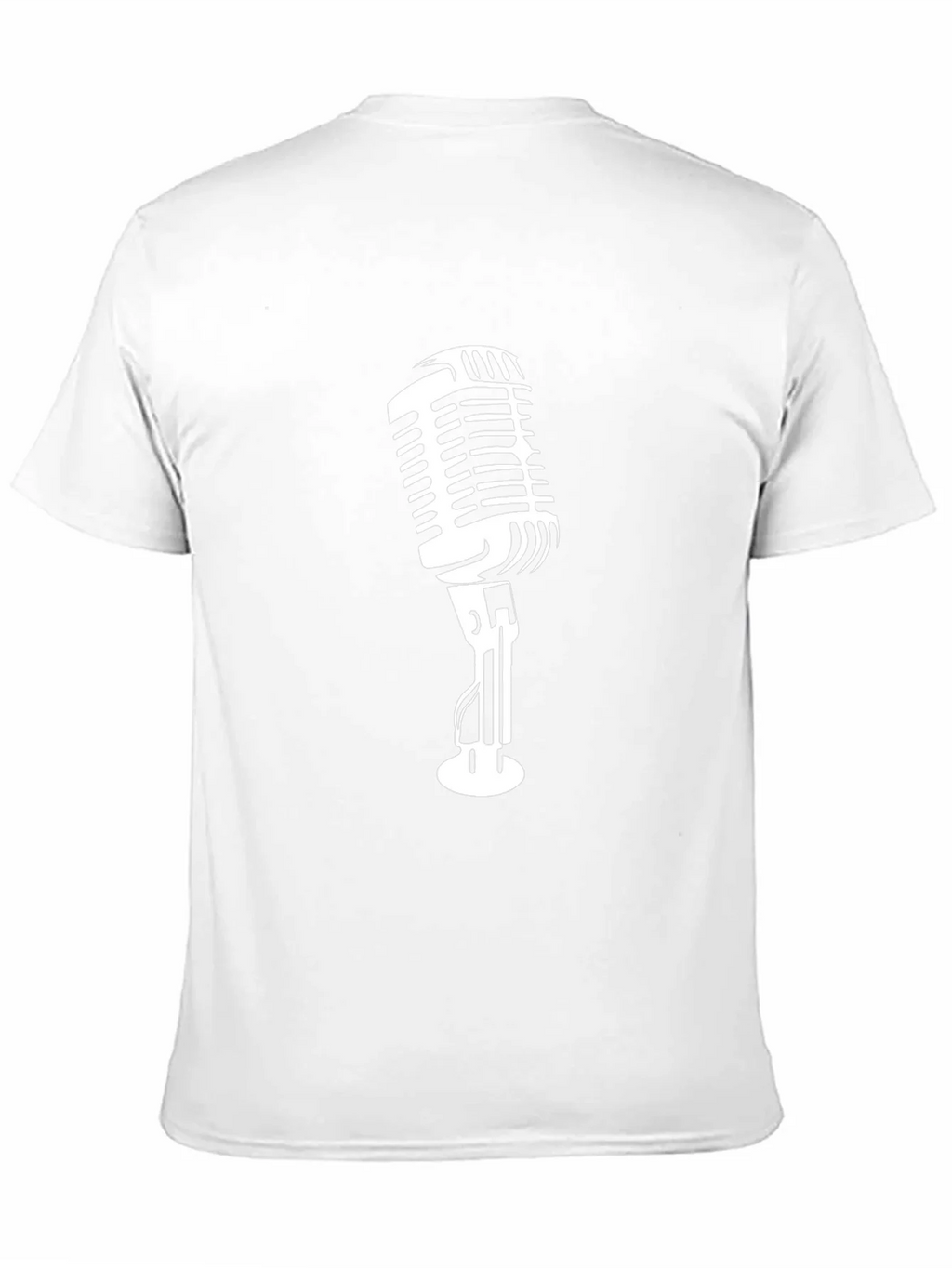 Retro Microphone Graphic Tee - Classic Black product image 10
