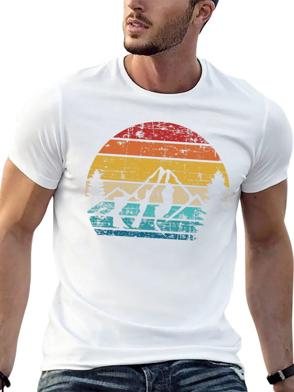 Retro Mountain Climber T-Shirt product image 11