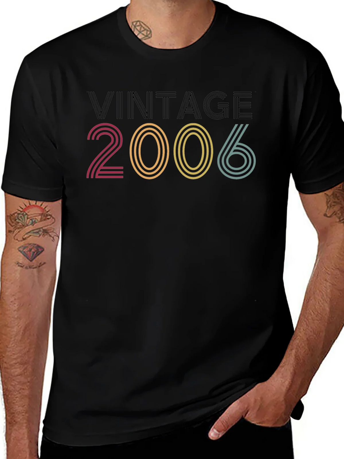 Vintage 2006 Graphic Tee - Retro Style Birthday T-Shirt product image 1