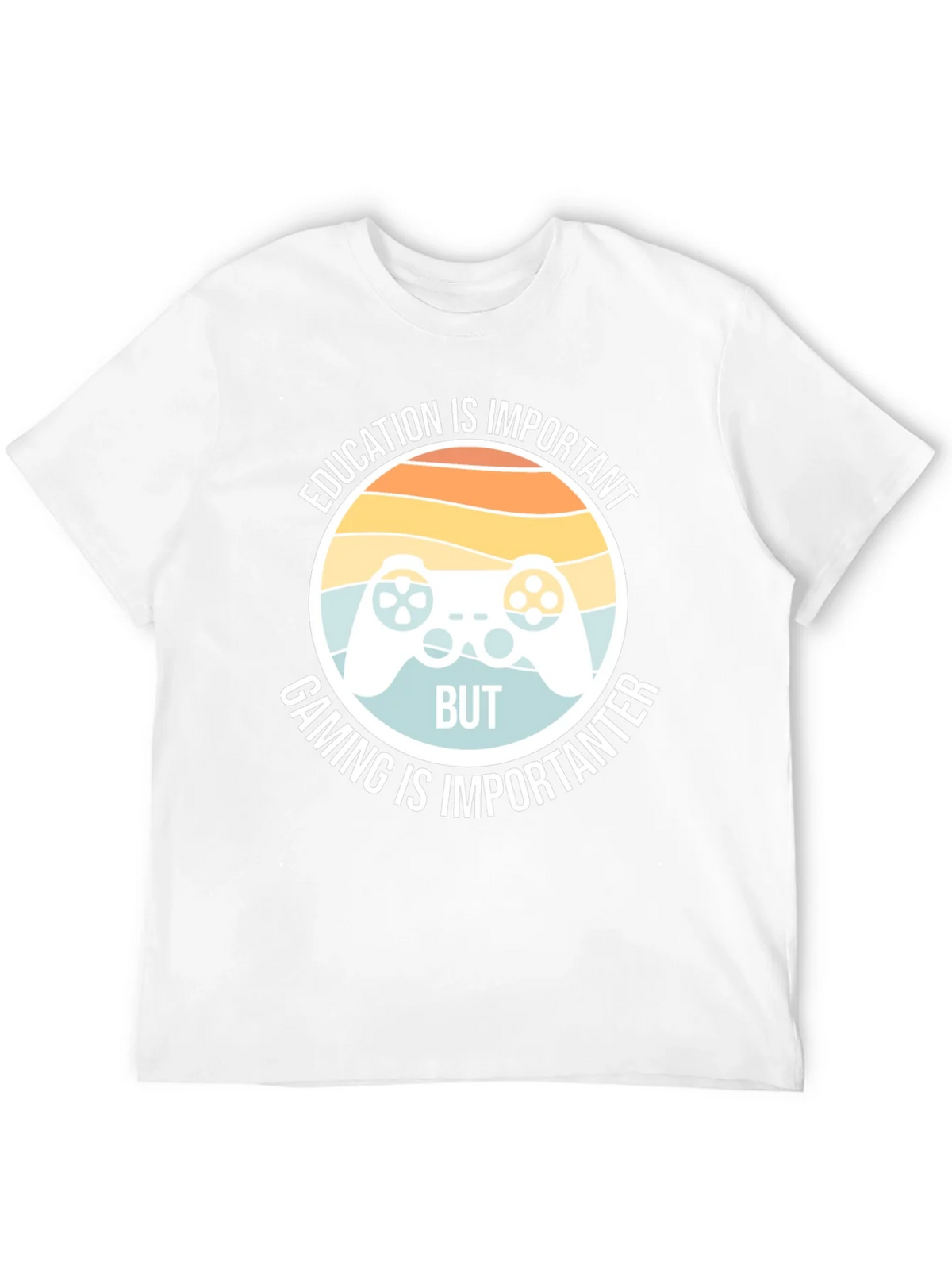 Funny Gamer T-Shirt - Education vs Gaming product image 8