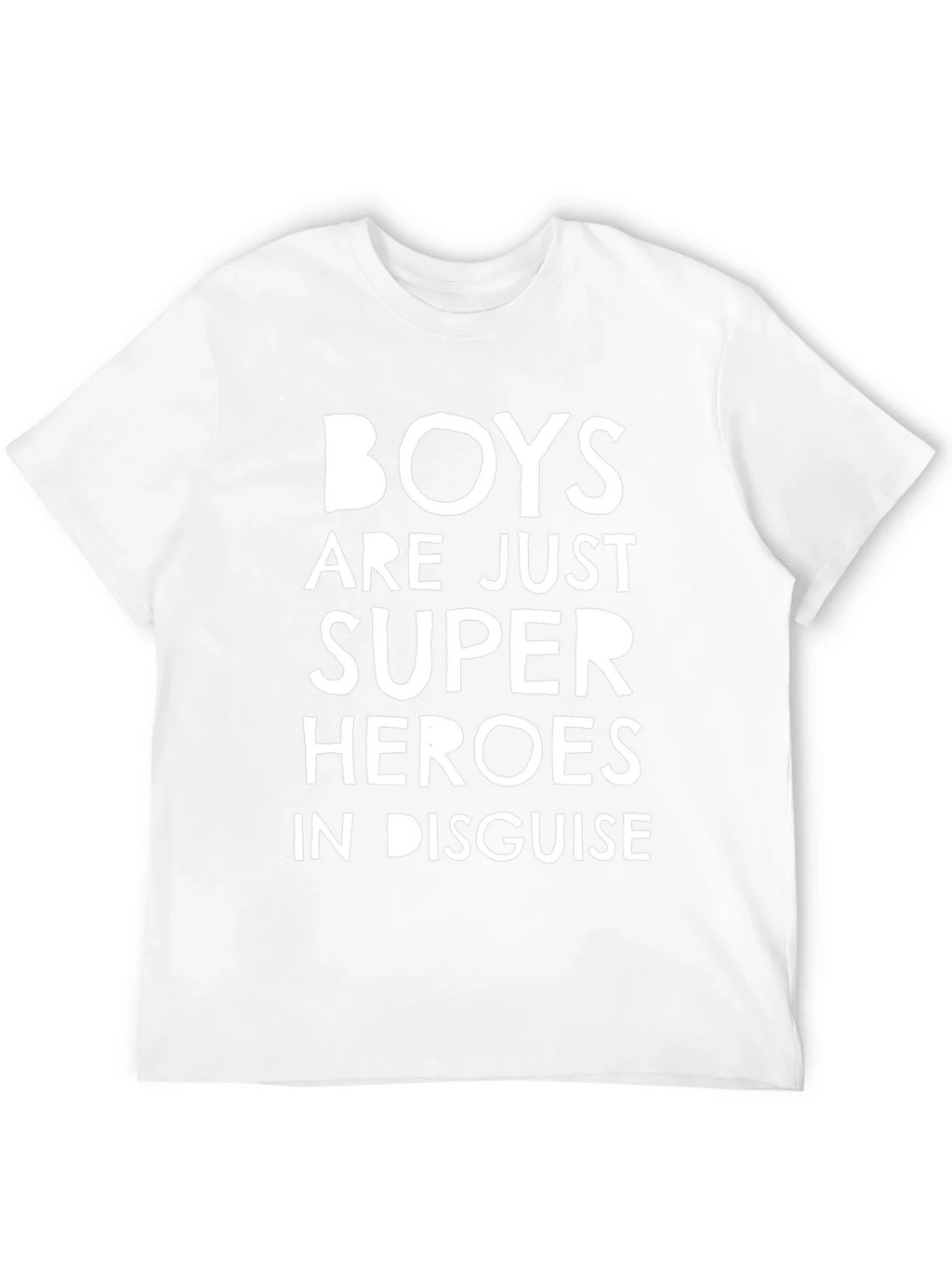Boys are Super Heroes T-Shirt - Black Graphic Tee product image 11