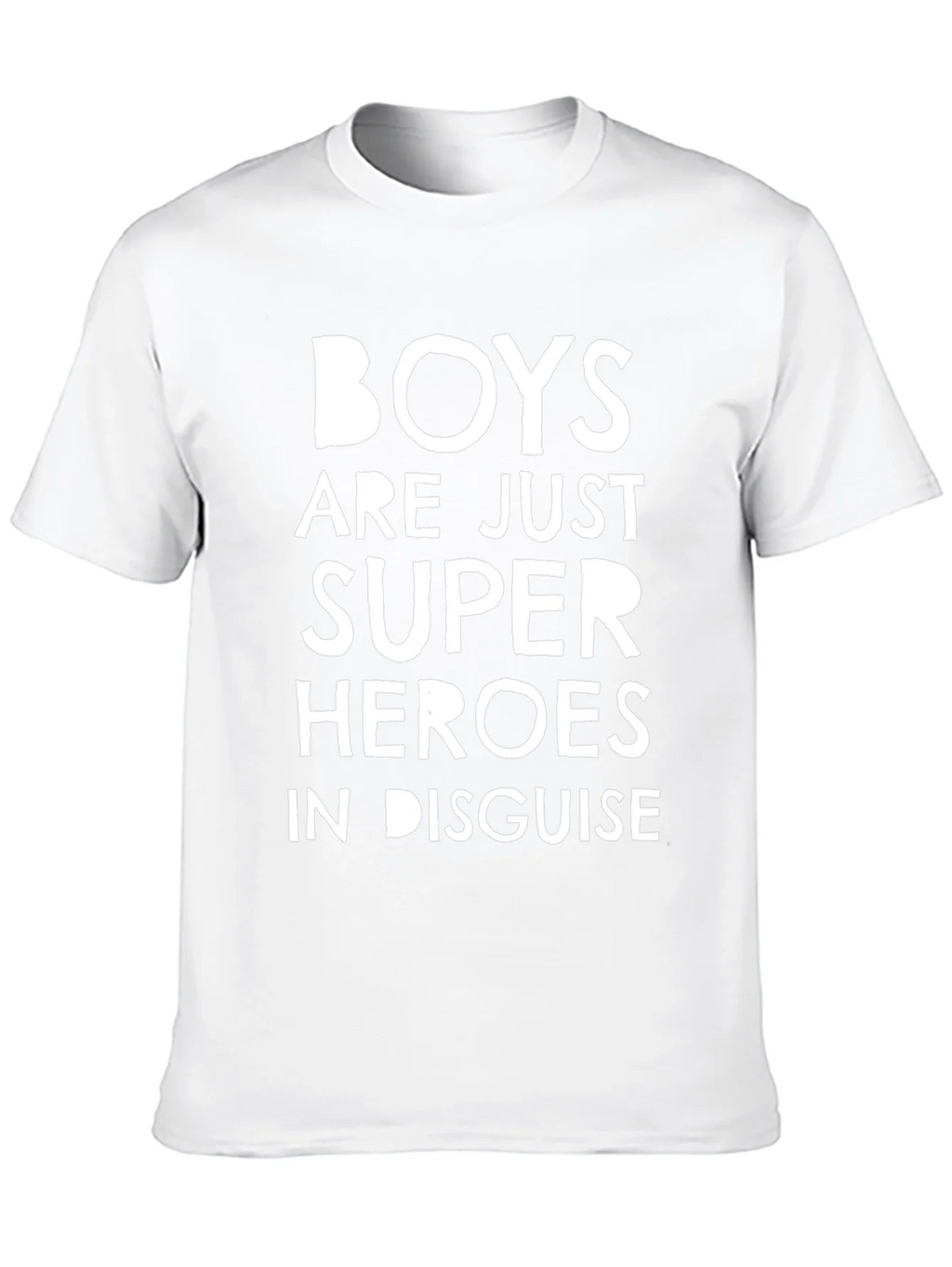 Boys are Super Heroes T-Shirt - Black Graphic Tee product image 9