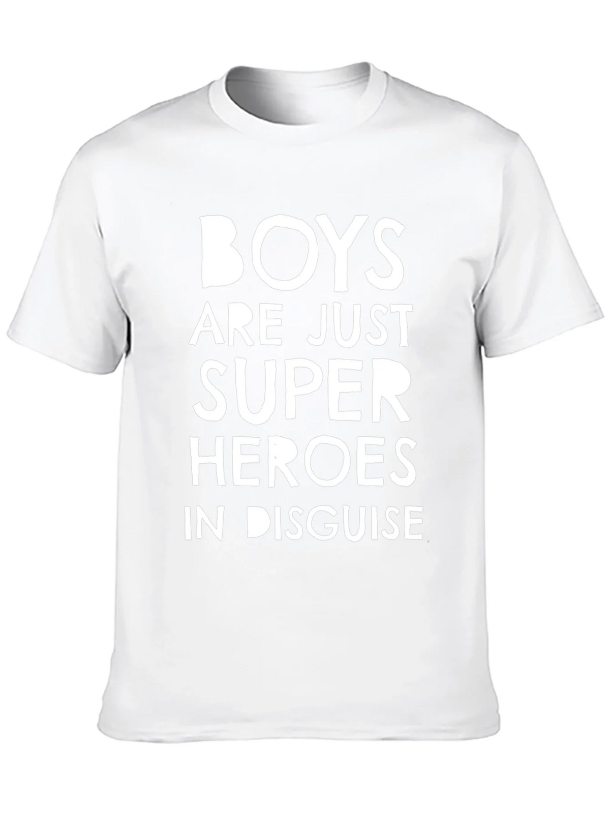 Boys are Super Heroes T-Shirt - Black Graphic Tee product image 9