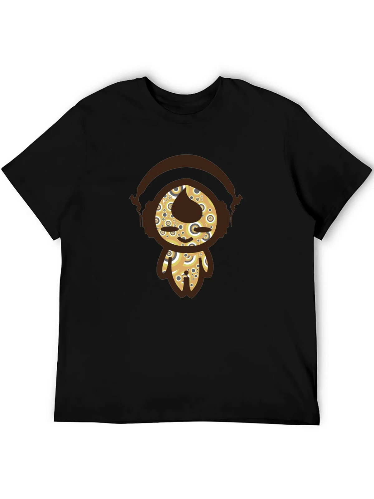 Funky Character Graphic Tee - Black Cotton product image 5