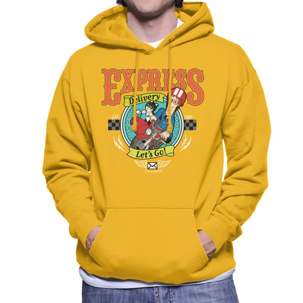 Postman Pat Express Delivery Lets Go Men's Hooded Sweatshirt product image 6