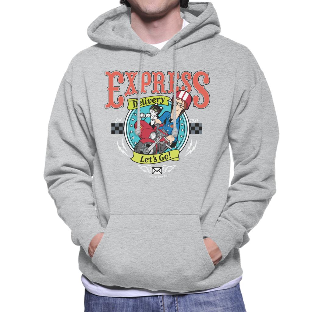 Postman Pat Express Delivery Lets Go Men's Hooded Sweatshirt product image 1