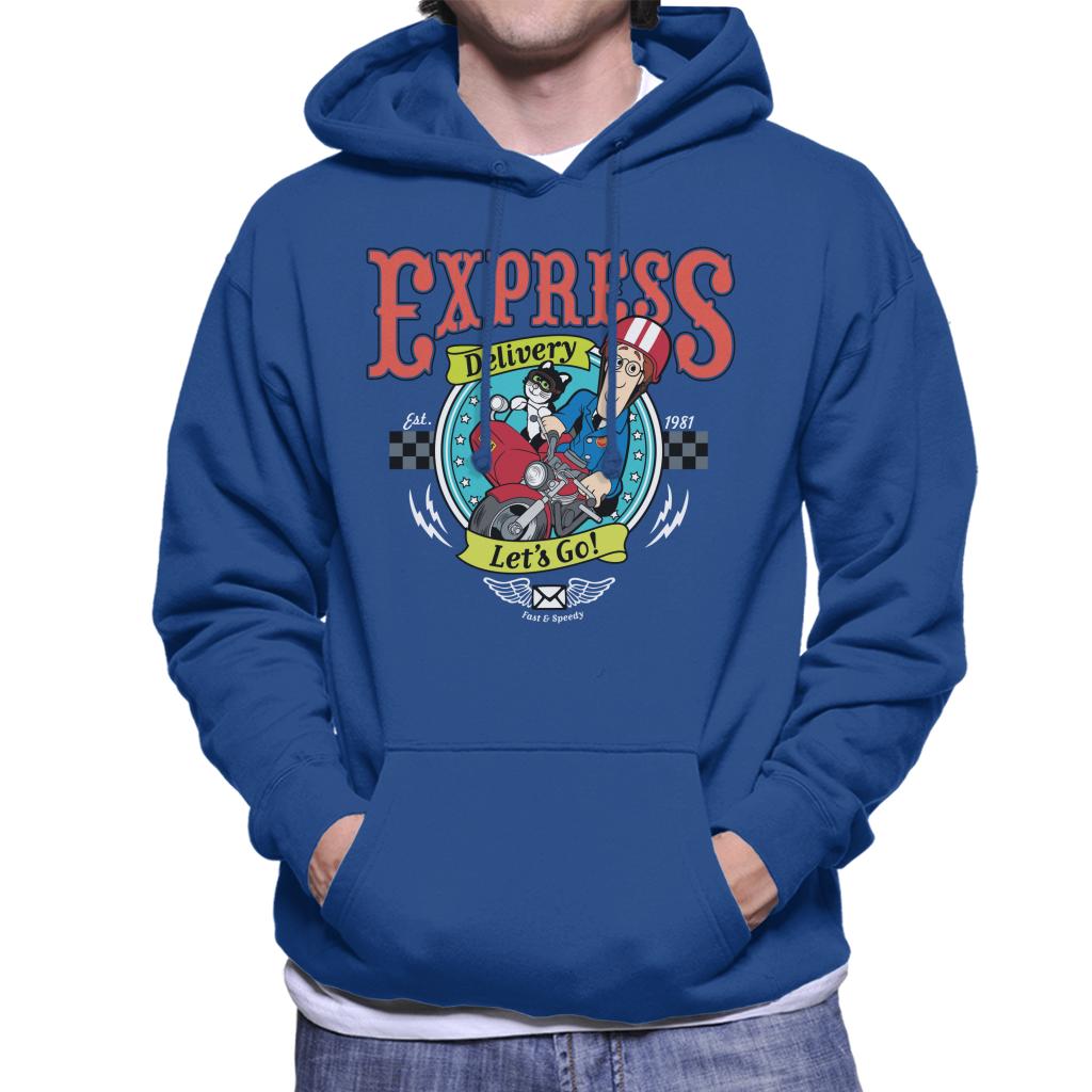 Postman Pat Express Delivery Lets Go Men's Hooded Sweatshirt product image 4