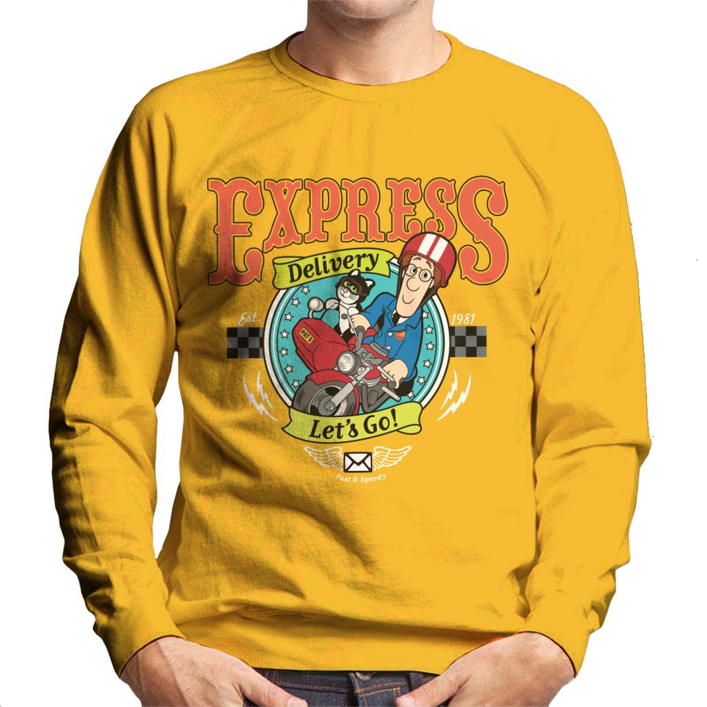 Postman Pat Express Delivery Lets Go Men's Sweatshirt product image 6