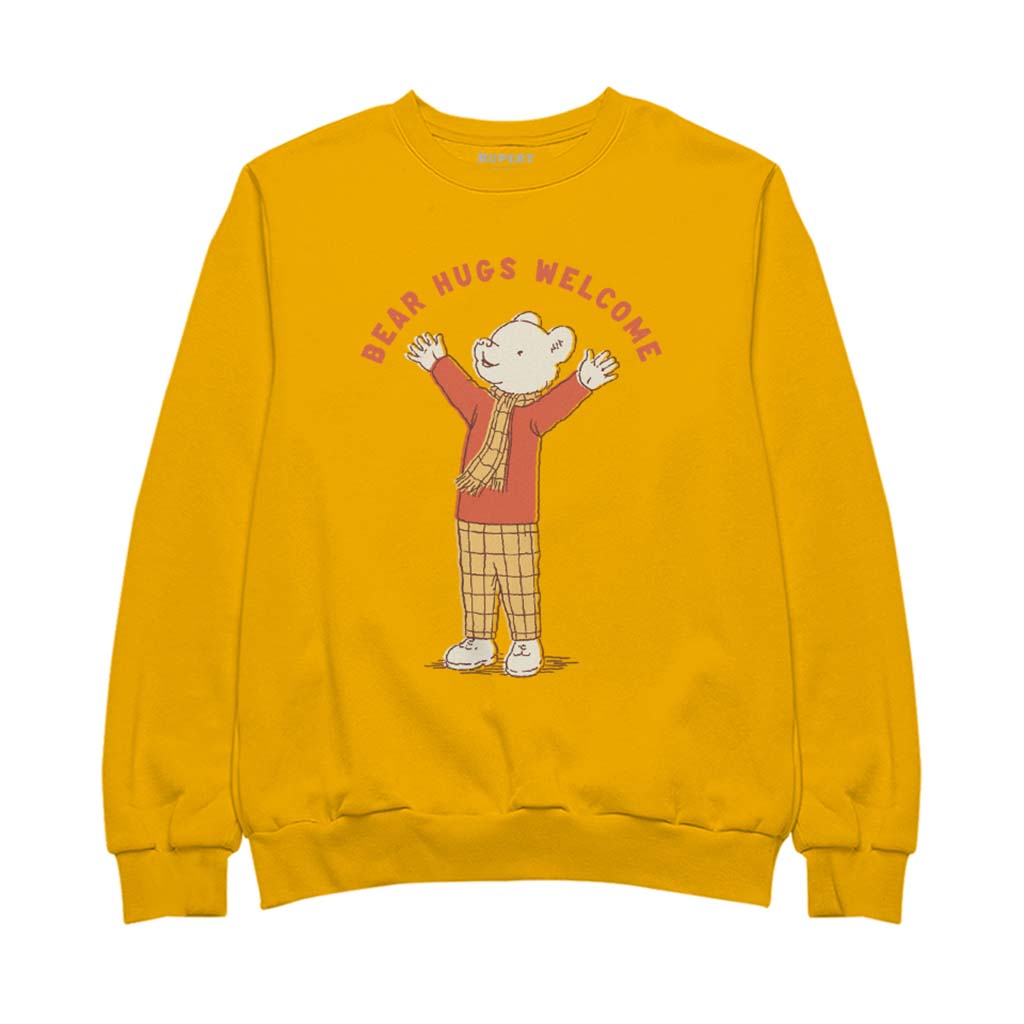 Rupert Bear Hugs Welcome Men's Sweatshirt product image 1