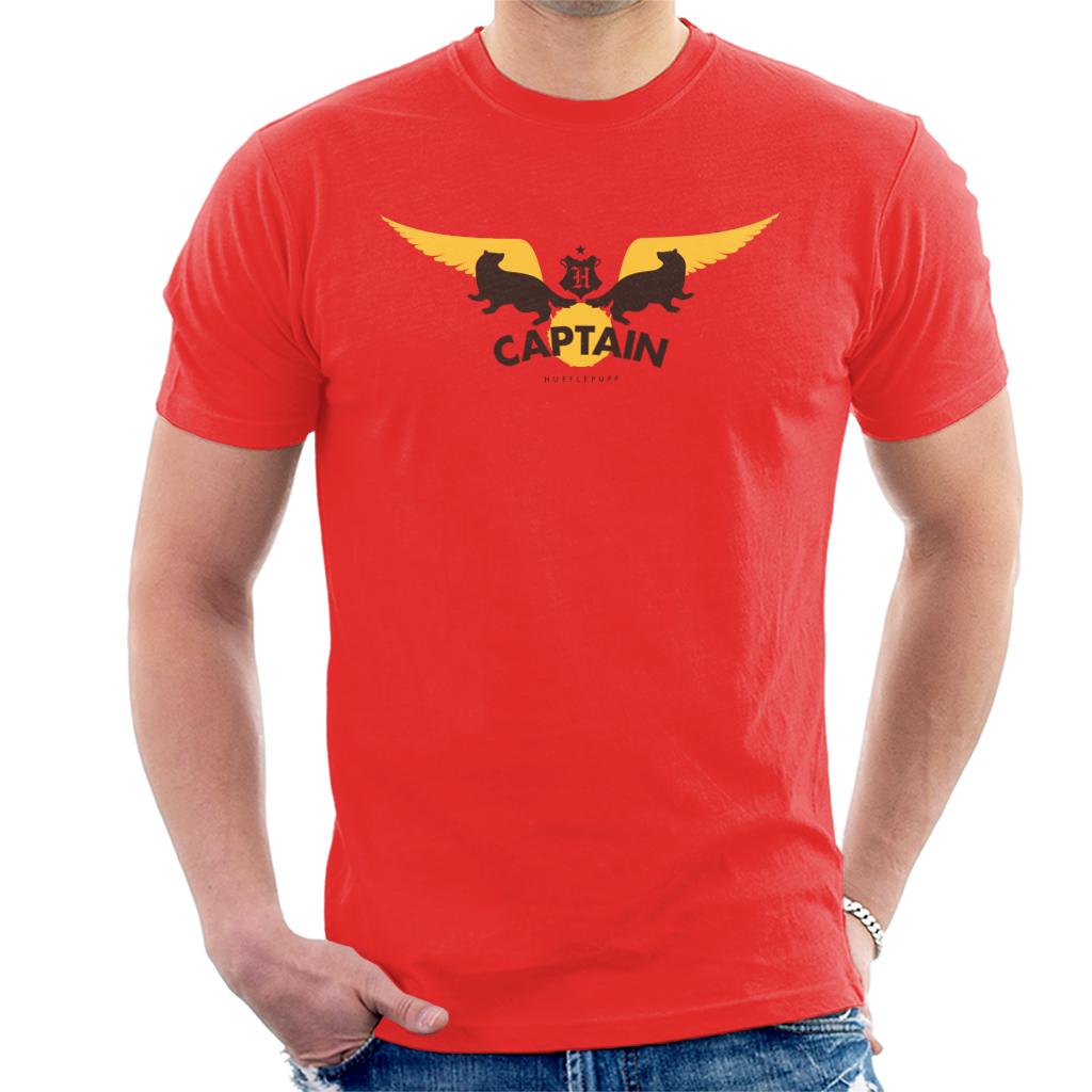 Harry Potter Golden Snitch Captain Hufflepuff Men's T-Shirt product image 4