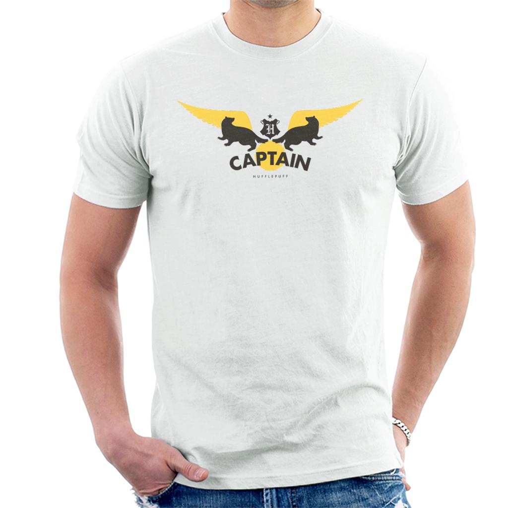 Harry Potter Golden Snitch Captain Hufflepuff Men's T-Shirt product image 1