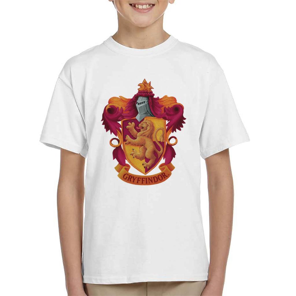 Harry Potter Gryffindor Lion Shield Kid's T-Shirt product image 1